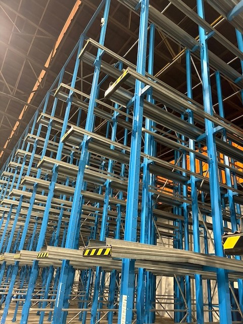 Paletteneinfahrregal, Ohra, 850kg / Palette, 2.470 Palettenstellplätze, auch für CP1-Industriepaletten lagertechnik Paletteneinfahrregal, Ohra, 850kg / Palette, 2.470 Palettenstellplätze, auch für CP1-Industriepaletten – Bild 4