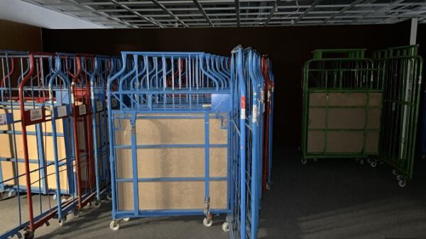 Posten mit ca. 557 Corletten, Cordes und Koch, Breite 1,30m / 2m / 2,50m /,2,70m - zum größten Teil mit Kufen, meist NICHT stapelbar, wenige stapelbar – Bild 4