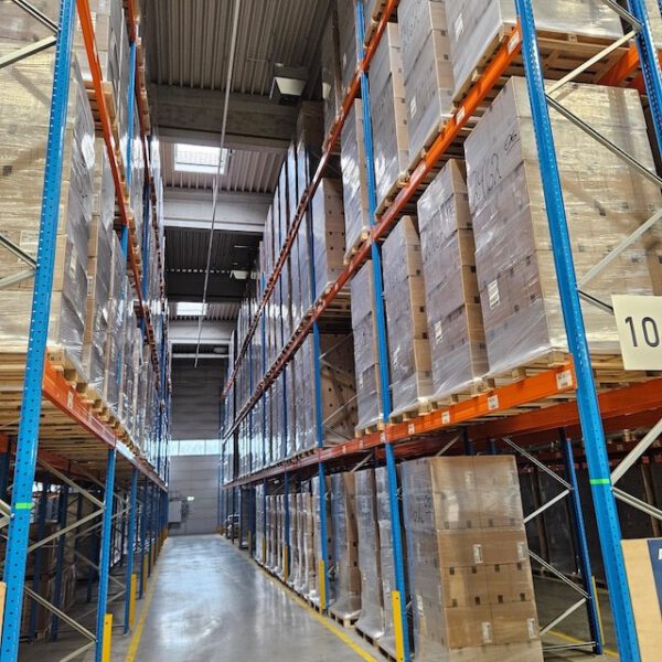 Palettenregal, Stow, Höhe 9m, Traversenlänge 3,60m, 1.000kg pro Palette, max. 7.496 Palettenstellplätze, – Bild 4