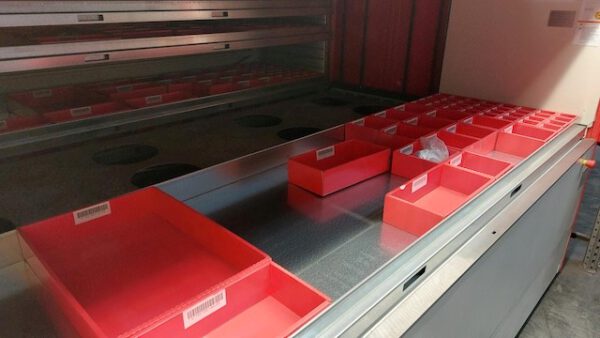 Liftsystem, Hänel High Speed, ca. 10m hoch, 450kg / Tablar, Tablar: ca. 2,86m x 82cm, 88 Tablare – Bild 4