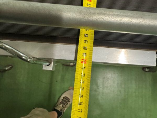 Steigband / Gurtförderer, angetrieben, ca. 5,50m Länge, Gurtbreite 60cm, Transnorm – Bild 4
