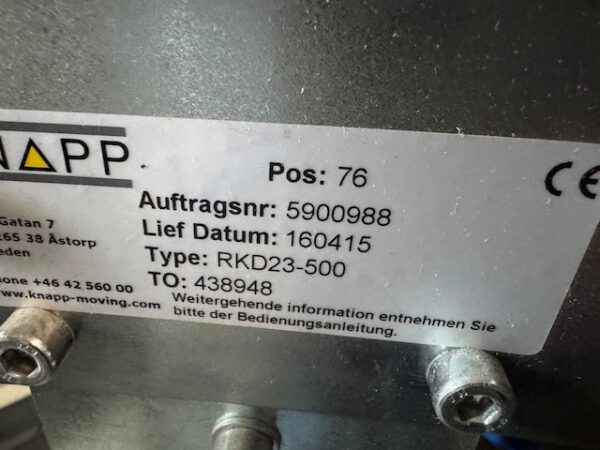 560m angetriebene Kartonförderstrecke, Knapp, mit „kleinem Sorter“ 10 Ausschleusepunkten am Ende – Bild 31