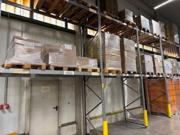 Palettenregal, Dexion, Speedlock Super 4, Höhe 4,20 – 4,50m, Traversenlänge 2,70m / 3,60m, 600 - 750kg pro Palette, max. 959 Palettenstellplätze – Bild 31