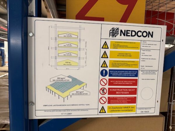 Picktower, 4 geschossige Fachbodenregalanlage, Nedcon, ca. 6.000m2 Grundfläche = gesamt ca. 24.000m2, Gesamt: 502.816 Kistenstellplätze Kisten / Karton in 60x40cm! – Bild 33