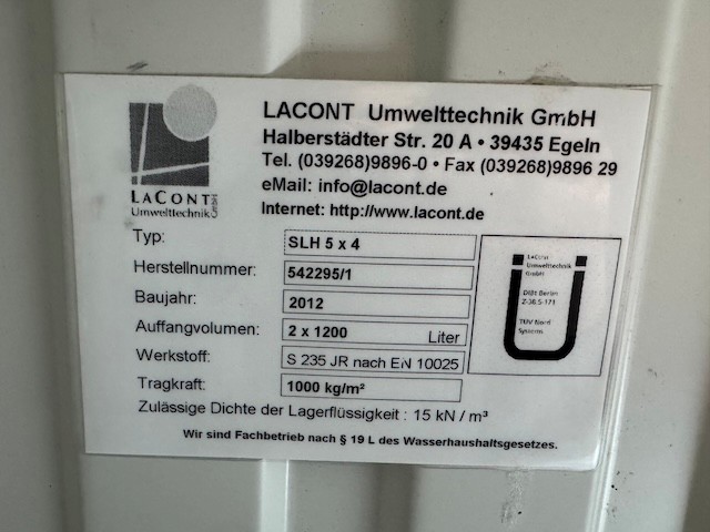 2 Ex-geschütze Container, Sicherheitslagerhaus, ca. 5m x 4,3m, verzinkt, inkl. Heizung, Belüftung und Beleuchtung, zur Lagerung von wassergefährdenden / entzündbaren Stoffen lagertechnik 2 Ex-geschütze Container, Sicherheitslagerhaus, ca. 5m x 4,3m, verzinkt, inkl. Heizung, Belüftung und Beleuchtung, zur Lagerung von wassergefährdenden / entzündbaren Stoffen – Bild 39