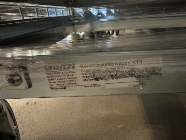 190 Stück Kommissionierwagen / Transportwagen, Wanzl KT-3, 1,90m lang – Bild 5