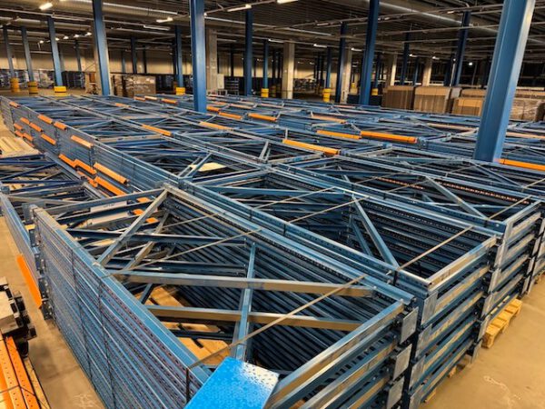 Palettenregal, Nedcon, Höhe 2,50 – 2,70m, Traversenlänge 3m und 4m, 500kg pro Palette, max. 5.600 Palettenstellplätze, – Bild 5