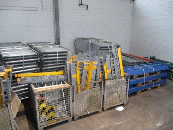 Paletten-Durchlaufregal, Bito, max. 800kg/ Palette, max. 354 Europaletten- Ladungsträger – Bild 5