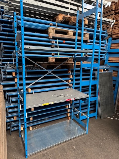 1.400 Felder Fachbodenregale, Tixit, Fachböden 1,30m und 1m Breite, Tiefe 0,60m, Rahmenhöhe 2,40m und 4,80m lagertechnik 1.400 Felder Fachbodenregale, Tixit, Fachböden 1,30m und 1m Breite, Tiefe 0,60m, Rahmenhöhe 2,40m und 4,80m – Bild 5