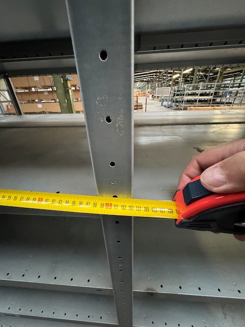 88 Felder Fachbodenregale, Jungheinrich, Fachböden 1m Breite, Tiefe 0,50m, Rahmenhöhe 3m lagertechnik 88 Felder Fachbodenregale, Jungheinrich, Fachböden 1m Breite, Tiefe 0,50m, Rahmenhöhe 3m – Bild 5