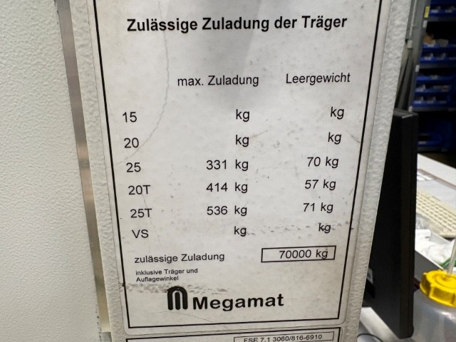 Liftsystem, Megamat FSE 7.1, ca. 6,91m hoch, mind. 331kg / Tablar, Tablar: ca. 3,06m x 81cm lagertechnik Liftsystem, Megamat FSE 7.1, ca. 6,91m hoch, mind. 331kg / Tablar, Tablar: ca. 3,06m x 81cm – Bild 5