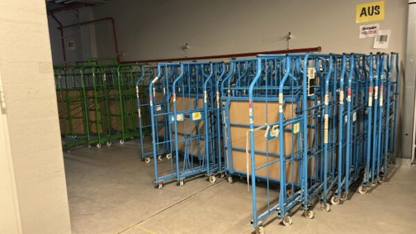 Posten mit ca. 557 Corletten, Cordes und Koch, Breite 1,30m / 2m / 2,50m /,2,70m - zum größten Teil mit Kufen, meist NICHT stapelbar, wenige stapelbar – Bild 5
