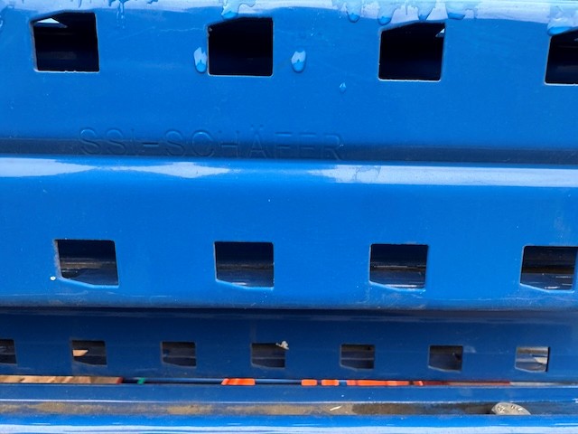 Palettenregal, SSI Schäfer, 6,30m bis 8,60m Höhe , Traversenlänge 1,80m, 4,50m und hauptsächlich 2,70m 1.100kgkg pro Palette, ca. 2.290 Palettenstellplätze, lagertechnik Palettenregal, SSI Schäfer, 6,30m bis 8,60m Höhe , Traversenlänge 1,80m, 4,50m und hauptsächlich 2,70m 1.100kgkg pro Palette, ca. 2.290 Palettenstellplätze, – Bild 43