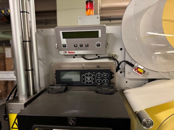 Etikettierer, Weber Legi Air 4050 E, Drucker: Zebra ZE500-6 – Bild 6