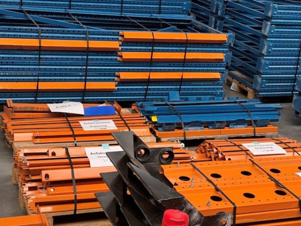 Palettenregal, Nedcon, Höhe 2,50 – 2,70m, Traversenlänge 3m und 4m, 500kg pro Palette, max. 5.600 Palettenstellplätze, – Bild 6