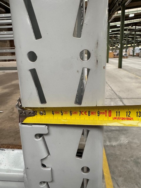 Palettenregal, Hofe, Rahmenhöhe ca. 3,50m bis 4m, Traversenlänge: 2,70m, lagertechnik Palettenregal, Hofe, Rahmenhöhe ca. 3,50m bis 4m, Traversenlänge: 2,70m, – Bild 6