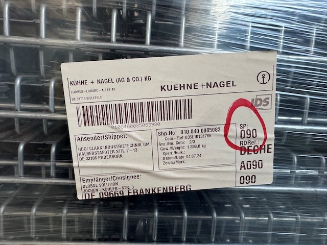 189 Stück Gitterauflagen, 1 to. / Palettenplatz, für Palettenregale 1,05m tief lagertechnik 189 Stück Gitterauflagen, 1 to. / Palettenplatz, für Palettenregale 1,05m tief – Bild 8