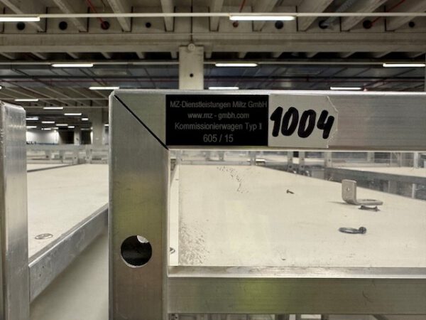 470 Stück Kommissionierwagen / Transportwagen mit 5 Böden und Treppe, Alu – Bild 7