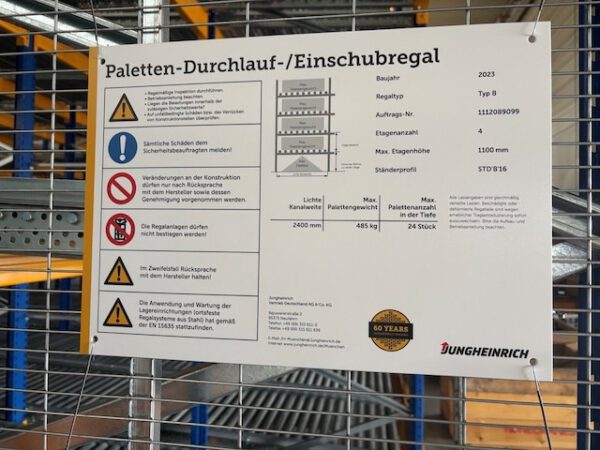 Durchlaufregal für BMW Boxen bzw. Northvolt Boxen bzw. Bins – Bild 7