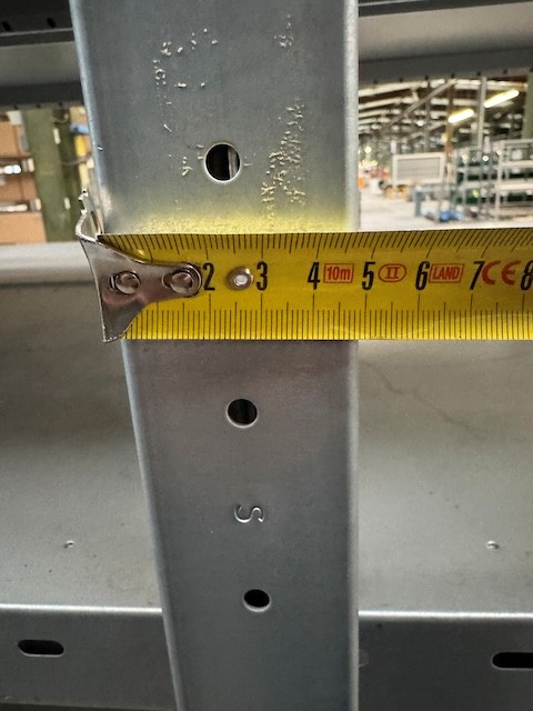 88 Felder Fachbodenregale, Jungheinrich, Fachböden 1m Breite, Tiefe 0,50m, Rahmenhöhe 3m lagertechnik 88 Felder Fachbodenregale, Jungheinrich, Fachböden 1m Breite, Tiefe 0,50m, Rahmenhöhe 3m – Bild 7