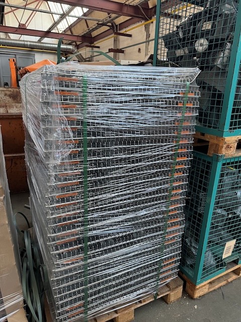 189 Stück Gitterauflagen, 1 to. / Palettenplatz, für Palettenregale 1,05m tief lagertechnik 189 Stück Gitterauflagen, 1 to. / Palettenplatz, für Palettenregale 1,05m tief – Bild 9