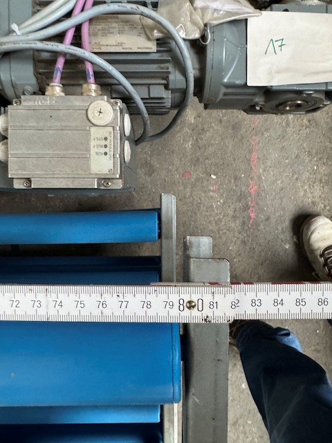 unangetriebene Rollenbahn, ca. 22,7m lang, 1 Kurve, inkl. Füße lagertechnik unangetriebene Rollenbahn, ca. 22,7m lang, 1 Kurve, inkl. Füße – Bild 7