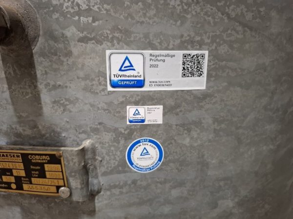 Kompressoranlage, Kaeser, SX6 Schraubenkompressor, inkl. Kältetrockner, Ölabscheider, Druckluftbehälter – Bild 7