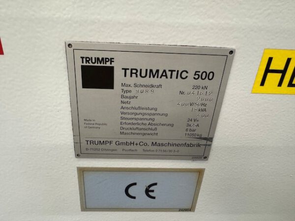 Trumpf Trumatic 500, – Bild 7