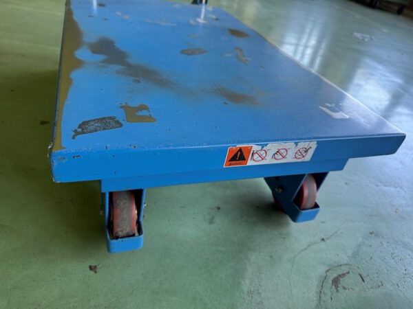 11 Scherenhubtische mit manuellem Hubantrieb, 150 kg Traglast, 740x450 mm – Bild 7