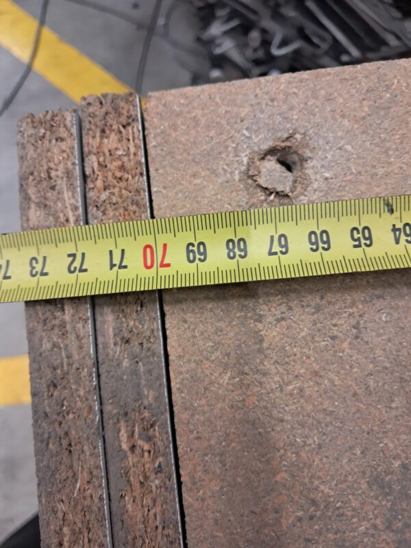 1.344m2 Spanplatten ca. 2400x700x16mm, eine Seite weiß beschichtet – Bild 8