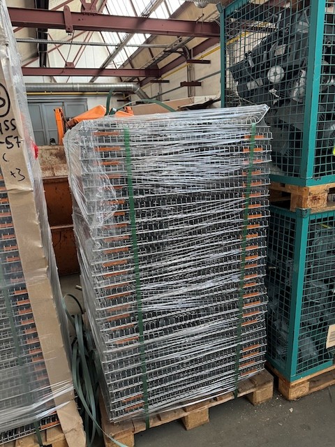 189 Stück Gitterauflagen, 1 to. / Palettenplatz, für Palettenregale 1,05m tief lagertechnik 189 Stück Gitterauflagen, 1 to. / Palettenplatz, für Palettenregale 1,05m tief – Bild 10