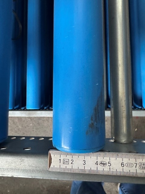 unangetriebene Rollenbahn, ca. 22,7m lang, 1 Kurve, inkl. Füße lagertechnik unangetriebene Rollenbahn, ca. 22,7m lang, 1 Kurve, inkl. Füße – Bild 8