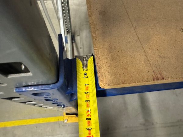 Palettenregal, Gemac, 10,80m Höhe, Traversenlänge 2,70m und 1,80m, 666kg pro Palette, ca. 259 Palettenstellplätze – Bild 8