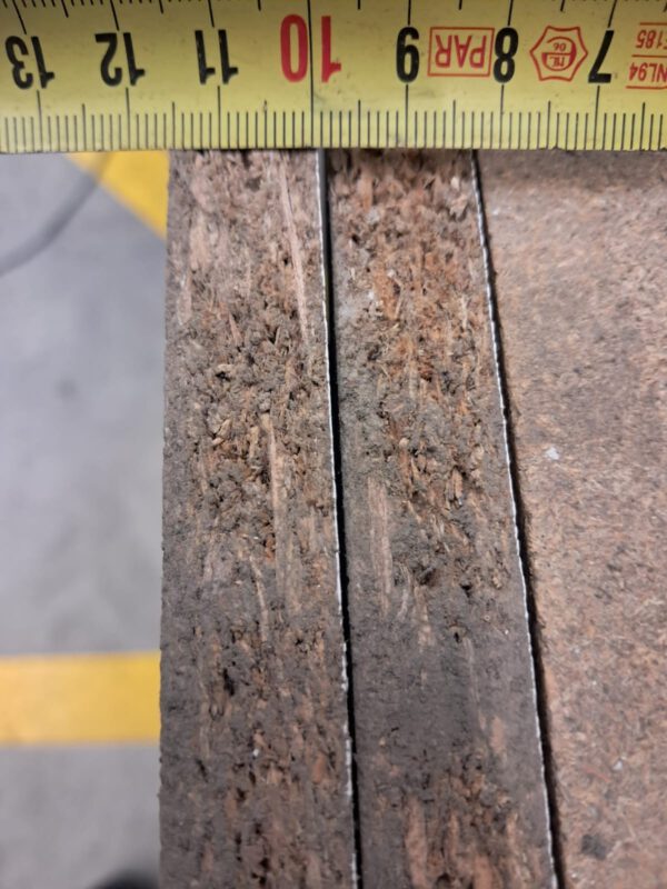 1.344m2 Spanplatten ca. 2400x700x16mm, eine Seite weiß beschichtet – Bild 9