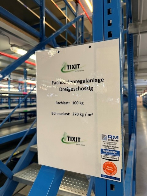 1.400 Felder Fachbodenregale, Tixit, Fachböden 1,30m und 1m Breite, Tiefe 0,60m, Rahmenhöhe 2,40m und 4,80m lagertechnik 1.400 Felder Fachbodenregale, Tixit, Fachböden 1,30m und 1m Breite, Tiefe 0,60m, Rahmenhöhe 2,40m und 4,80m – Bild 9