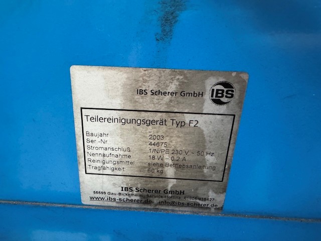 Teilereinigungsgerät, IBS lagertechnik Teilereinigungsgerät, IBS – Bild 9