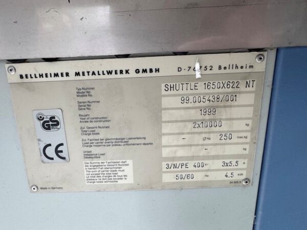 Liftsysteme, Kardex, ca. 4,50m hoch, 250kg / Tablar, Tablar: ca. 1,65m x 62cm – Bild 9
