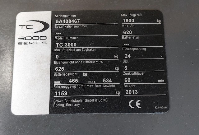 Routenzug mit Anhängern CSD, inkl. Bodenroller, Crown Zugmaschine lagertechnik Routenzug mit Anhängern CSD, inkl. Bodenroller, Crown Zugmaschine – Bild 10