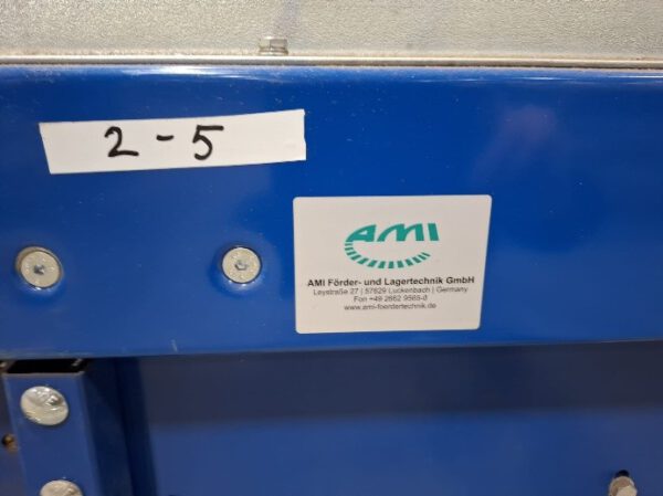 Fördertechnikanlage, AMI, ca. 69m angetrieben, plus 10m unangetrieben, plus 2 angetriebene Scherenrollenbahnen – Bild 10