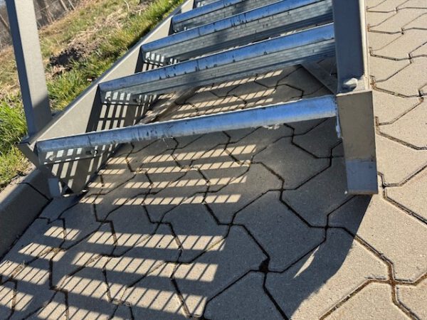 3x Treppe, z.B. für Fachbodenregalanlagen, Lagerbühnen etc, – Bild 10