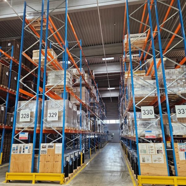 Palettenregal, Stow, Höhe 9m, Traversenlänge 3,60m, 1.000kg pro Palette, max. 7.496 Palettenstellplätze, – Bild 10
