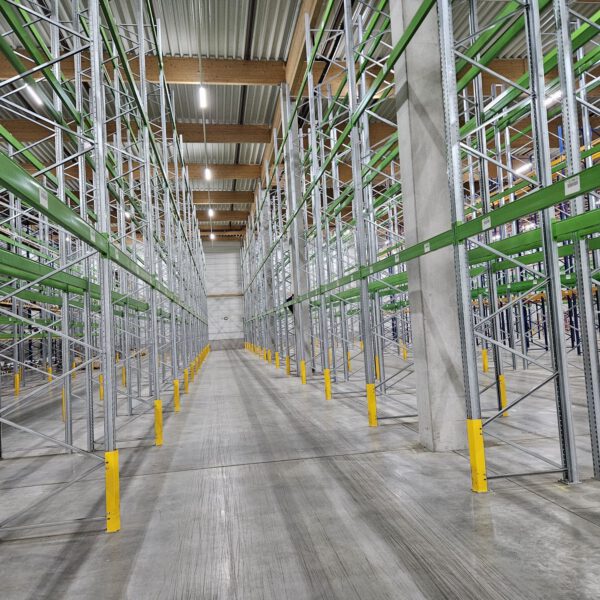 Palettenregal, Bito, Höhe 9,50m, Traversenlänge 3,60m 725kg und 1 to. pro Palette, ca. 8.228 Palettenstellplätze, – Bild 8