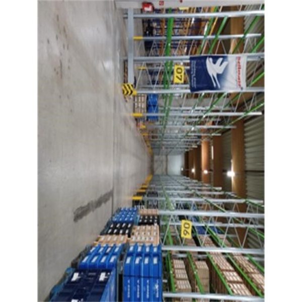 Palettenregal, Bito, Höhe 9,50m, Traversenlänge 3,60m 725kg und 1 to. pro Palette, ca. 8.228 Palettenstellplätze, – Bild 4