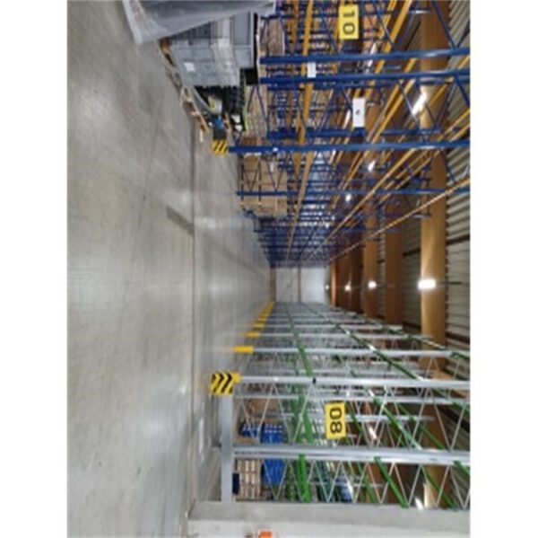 Palettenregal, Bito, Höhe 9,50m, Traversenlänge 3,60m 725kg und 1 to. pro Palette, ca. 8.228 Palettenstellplätze, – Bild 5