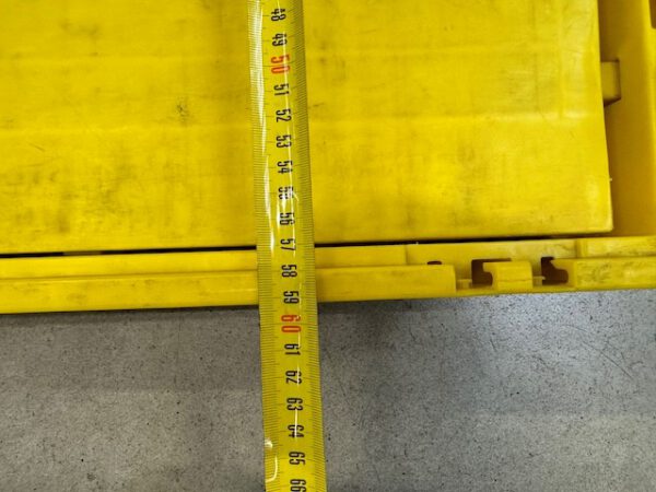 1.600 Stück, Aufsatzrahmen für Faltkiste groß, Eurostapelbehälter, SSI Schäfer, 800x600x440mm, gelb – Bild 8