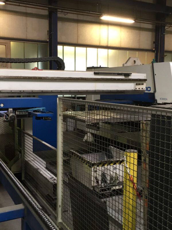 Blechlagerturm Stopa, 16 Fächer (Kassetten) a 3 Tonnen, für Blechformat: 1,25 x2,50m, plus Trumpf Sheetmaster 1300 – gebraucht - : – Bild 5