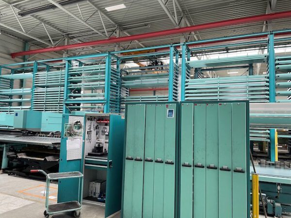 automatischer Blechlagerturm, Stopa, für Bleche max. 1,50m x 3m, bzw. 4m, 3 To. Kassette, 476 Lagerplätze – Bild 10