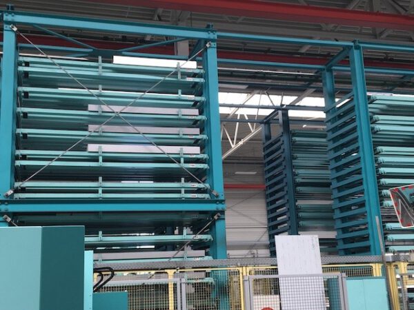automatischer Blechlagerturm, Stopa, für Bleche max. 1,50m x 3m, bzw. 4m, 3 To. Kassette, 476 Lagerplätze – Bild 2