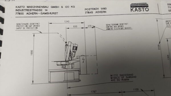 Bandsäge KASTO SBL400GH lagertechnik