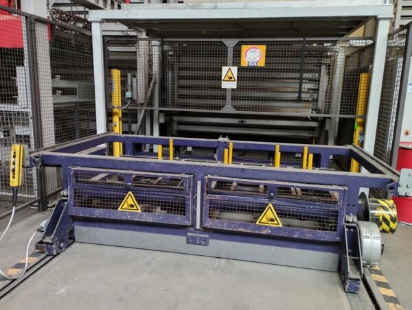 autom. Blechlagerturm und Laseranlage BySprint 2 kW, 8 Türme für Bleche max. 3m x 1,50m, 3 To. Kassette, 216 Lagerplätze – gebraucht - : – Bild 3